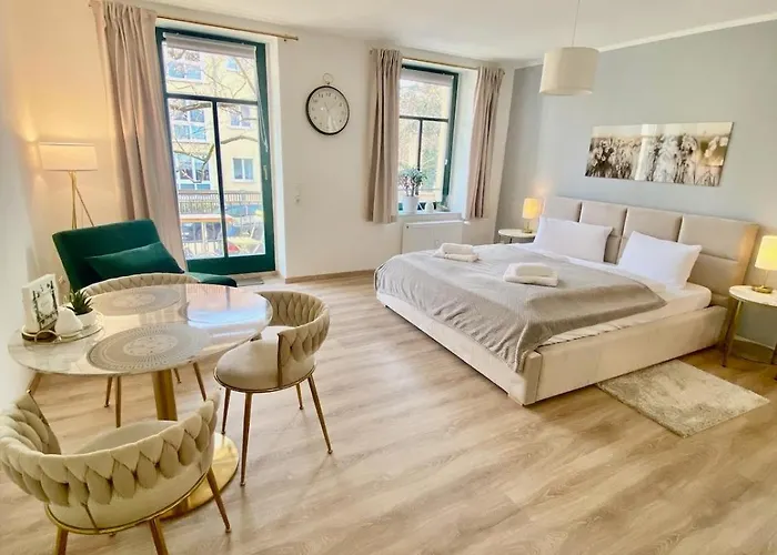 דירה Stilvolles City-apartment Dresden-cotta Mit Balkon